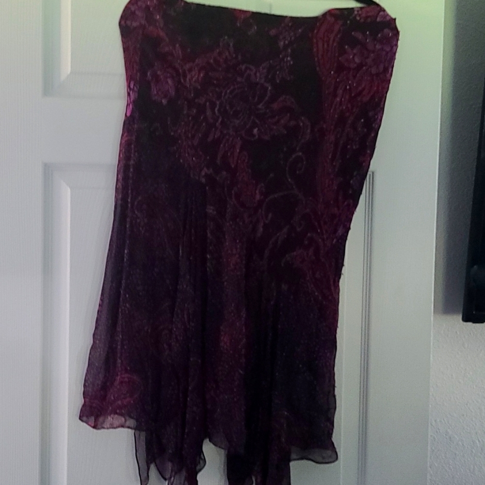 Purple skirt with beads size 6P ICE